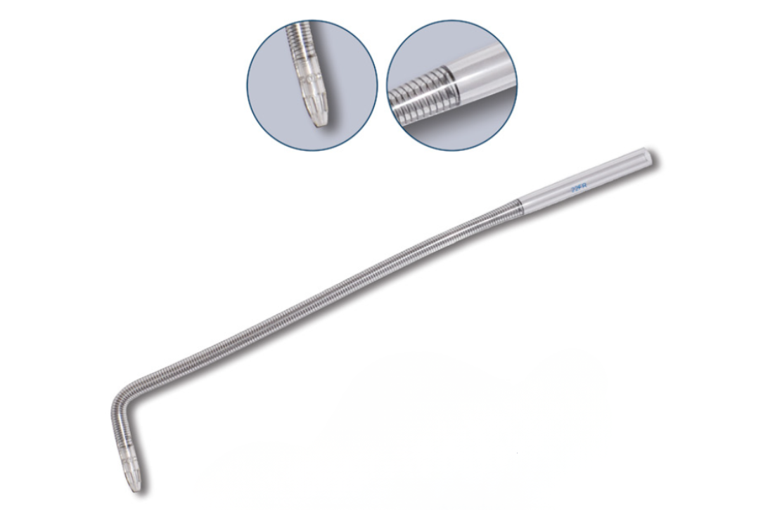 PVC Right Angle Venous Cannula