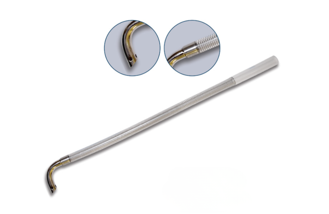Metal Right Angle Venous Cannula 