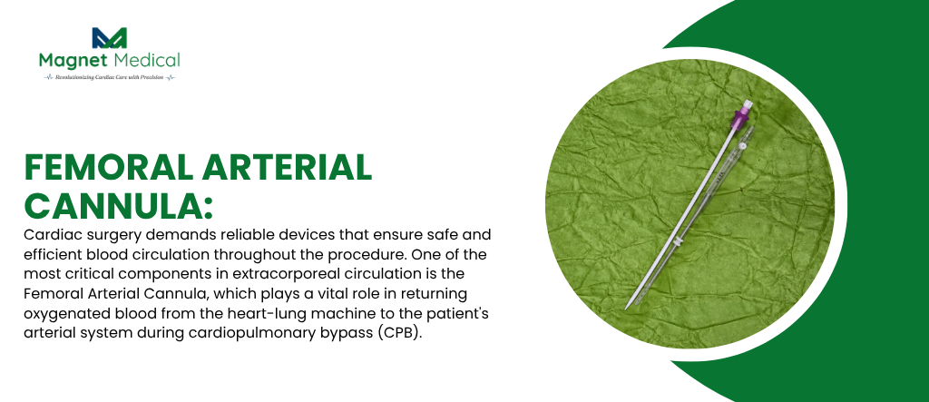 Femoral Arterial Cannula: Enhancing Precision and Performance in Cardiopulmonary Bypass